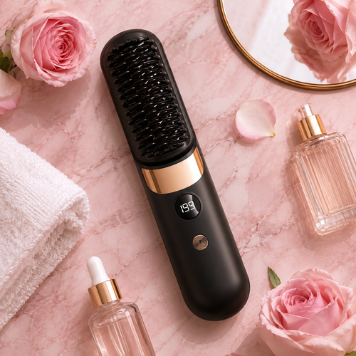 Brosse Lissante LissaBeauty® — Résultats Salon en 5 Minutes