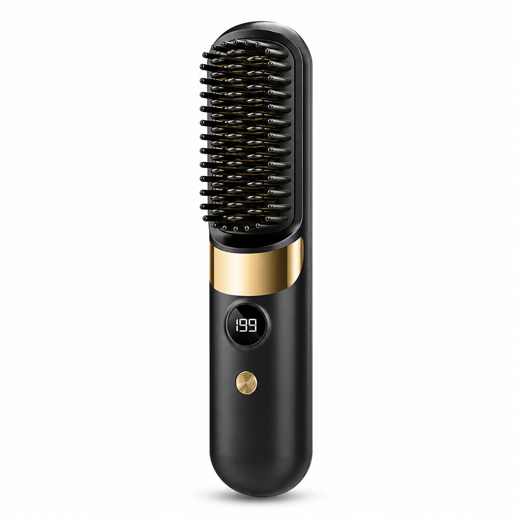Brosse Lissante LissaBeauty® — Résultats Salon en 5 Minutes